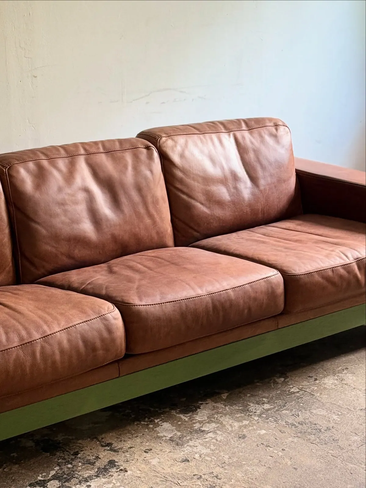 Dreisitzer-Sofa Baxter, Bourbon und Limette — 2