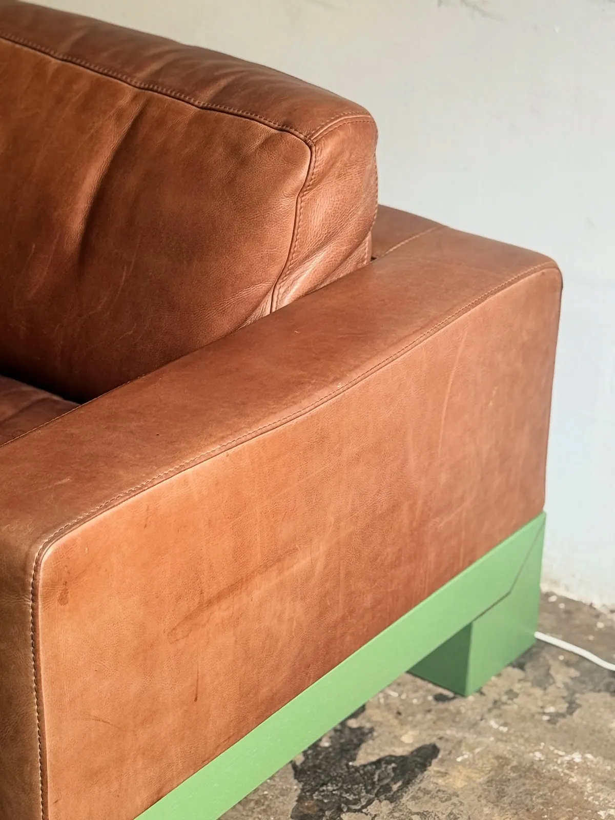 Dreisitzer-Sofa Baxter, Bourbon und Limette — 5