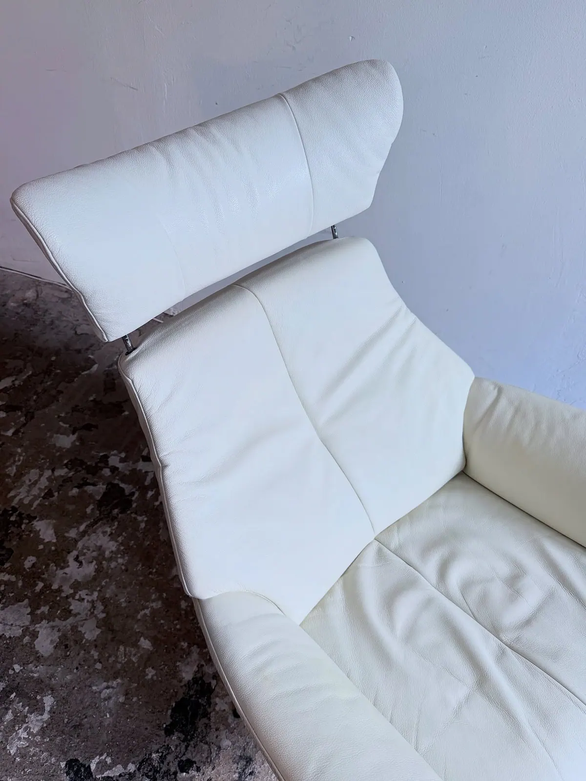 Conform Air Loungesessel, Leder in Creme — 6
