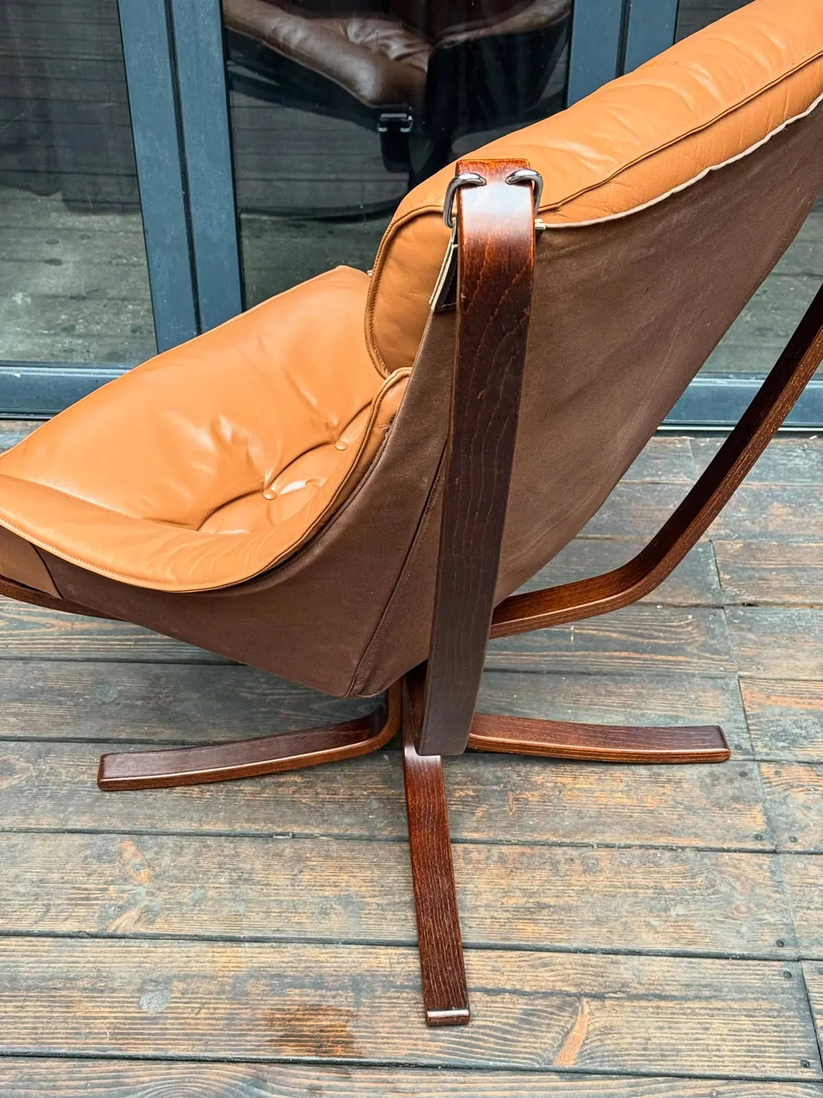 Falcon armchair, caramel leather — 6