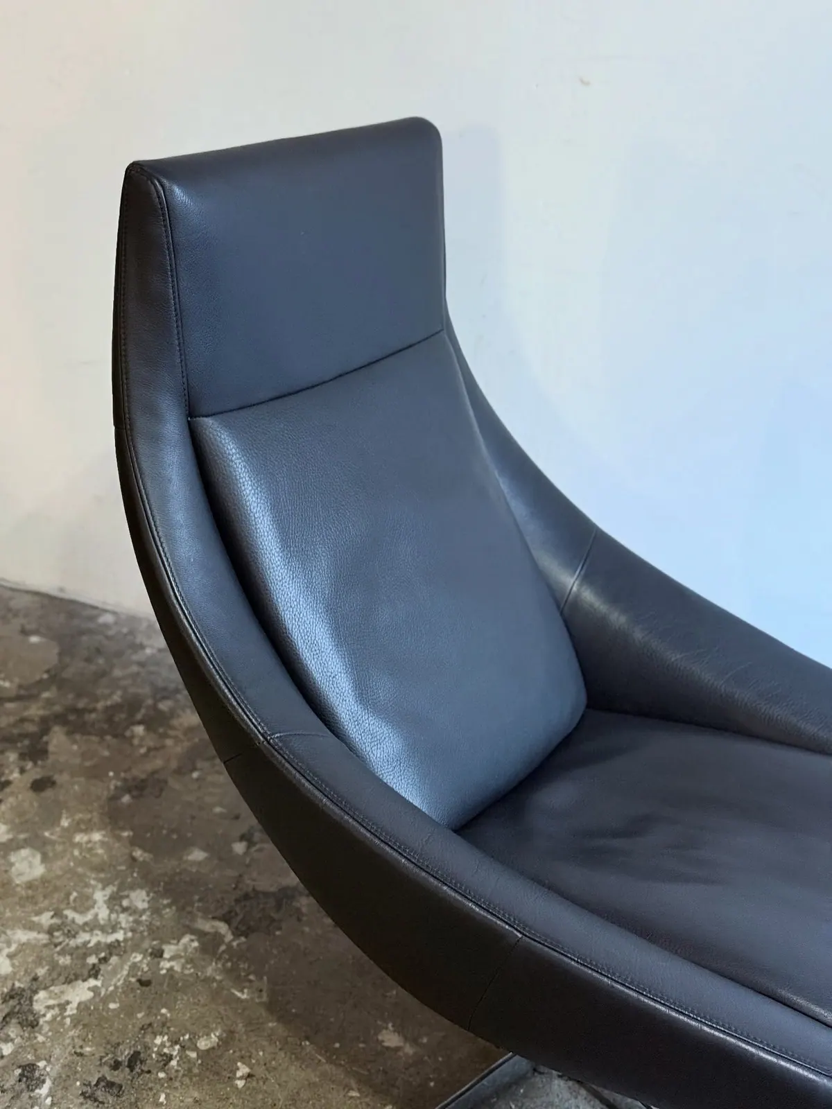 Drehsessel JORI Ovni, Leder in Polargrau — 5