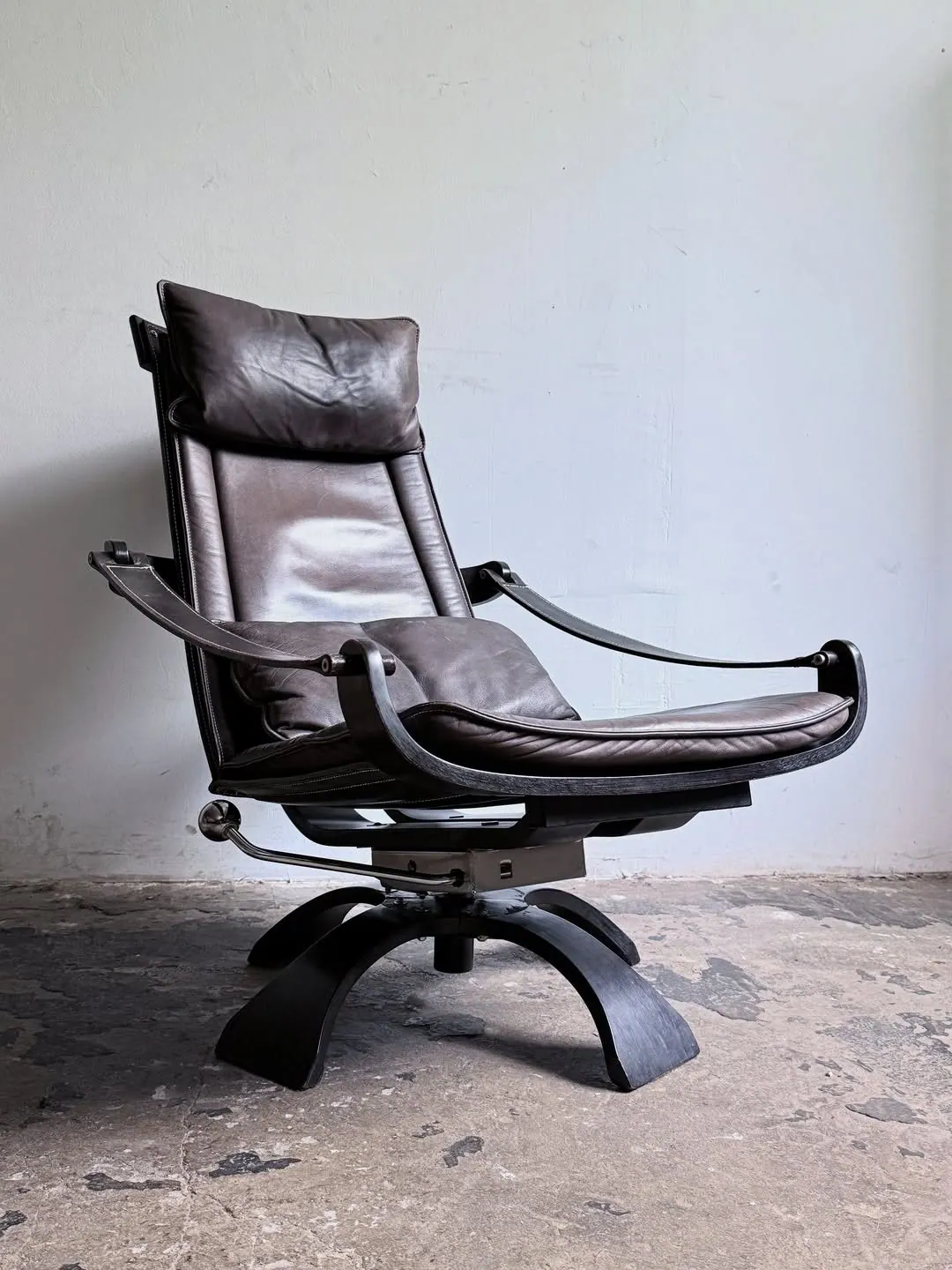 Kroken lounge chair, original leather