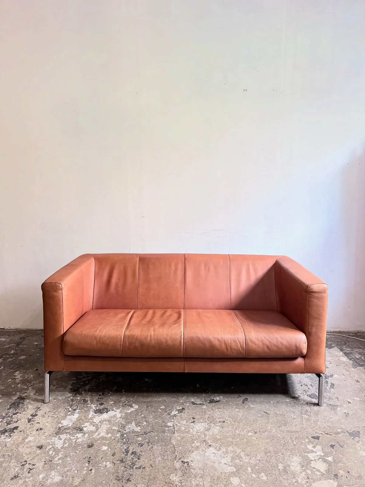 Divano Kubik di Montis, pelle caramello — 8