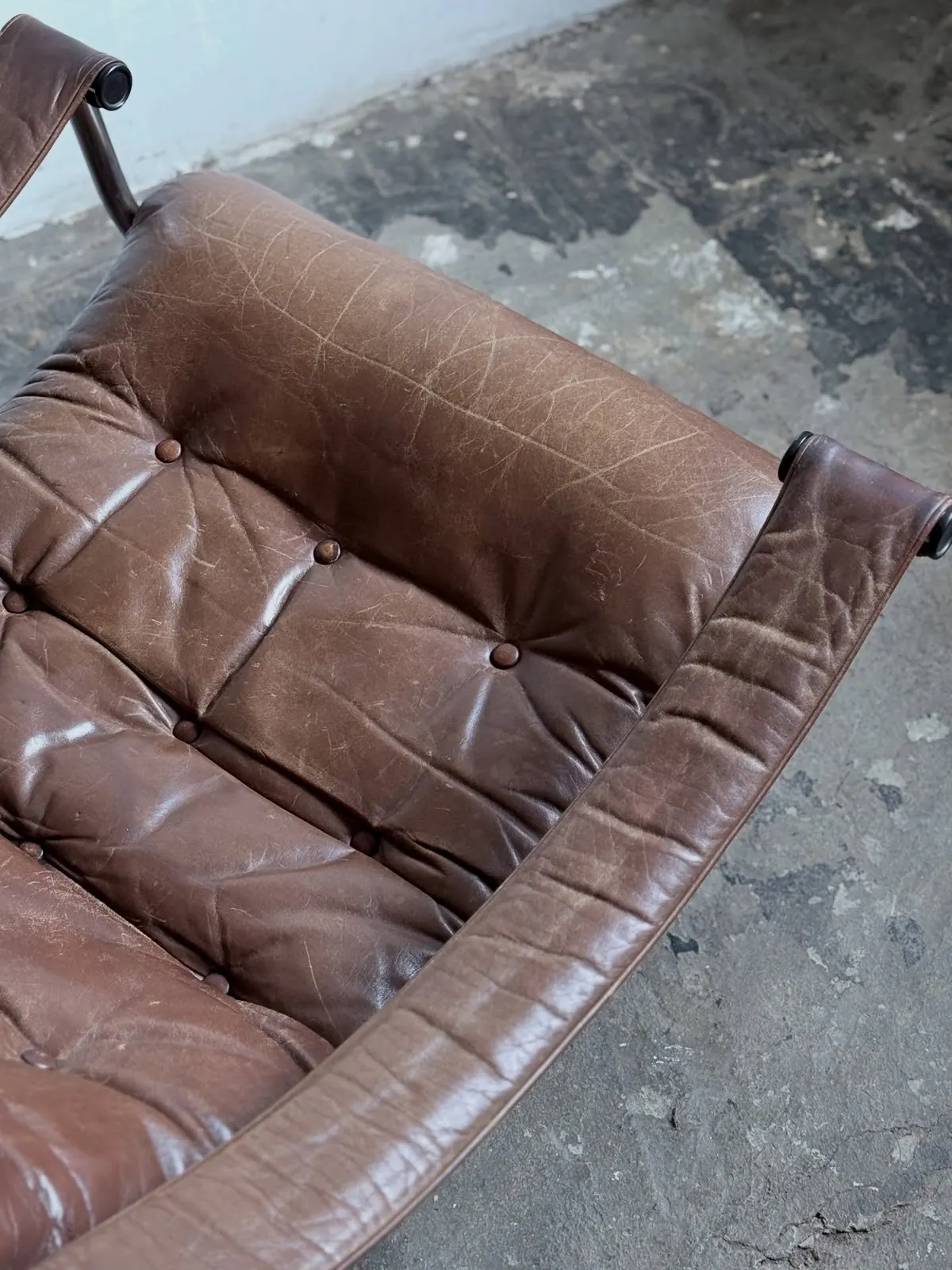 Poltrona Lagoon, pelle cioccolato — 6