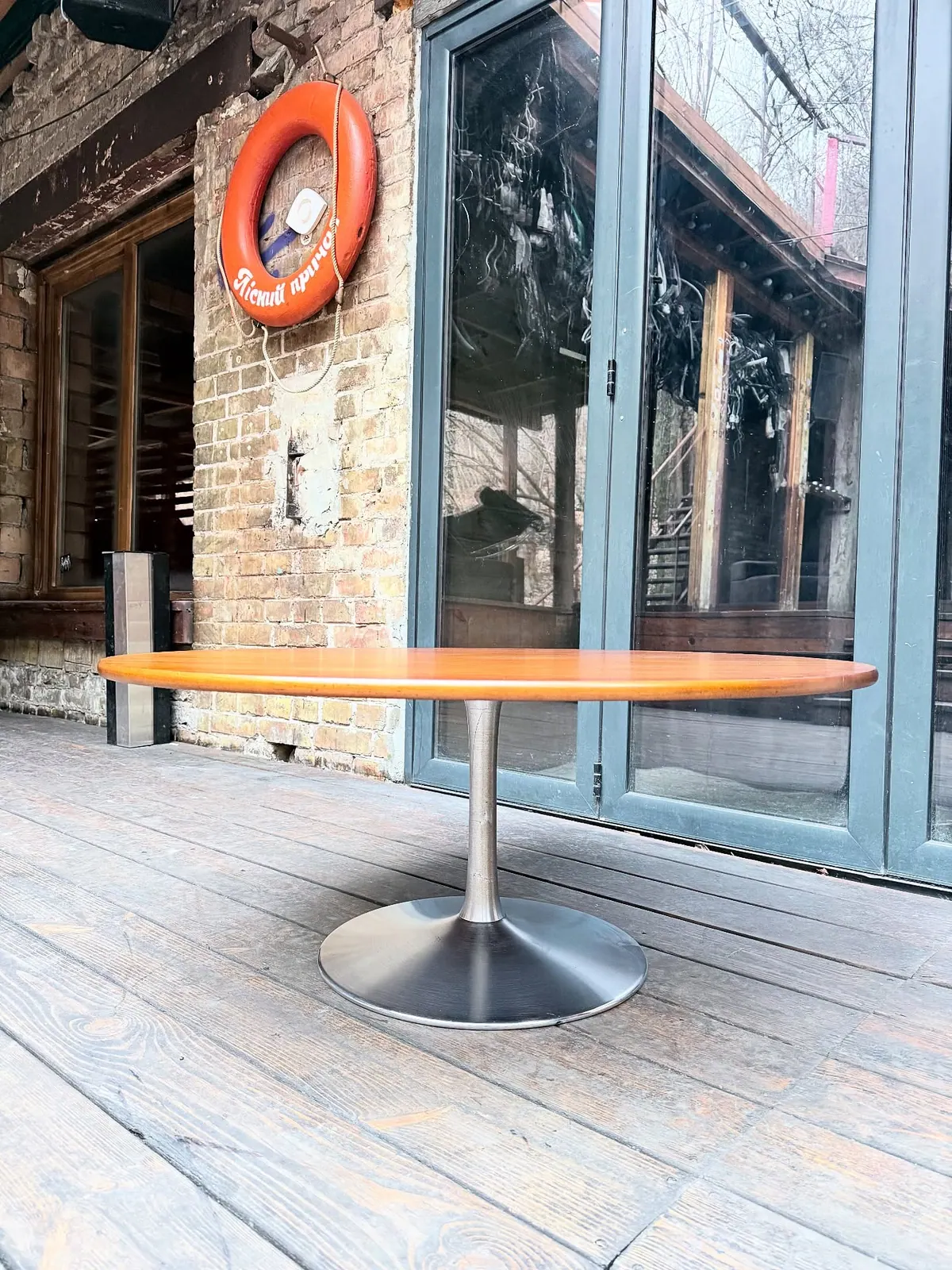 Table basse pied tulipe, style Maurice Burke — 4