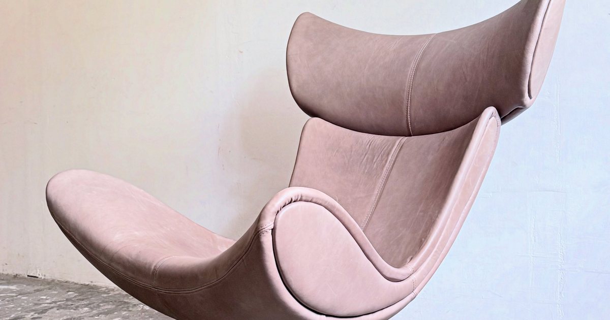 Göte Möbler lounge chair, new leather | Sofa Store
